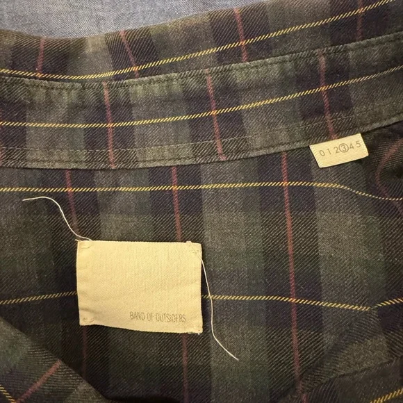 Vintage band of outsiders flannel button down - Picture 2 of 4